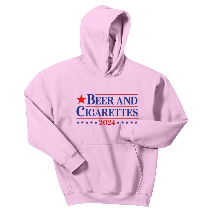 Beer And Retro Cigarettes 2024 Kids Hoodie