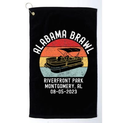 Brawl At Riverfront Park Montgomery Alabama Brawl Platinum Collection Golf Towel