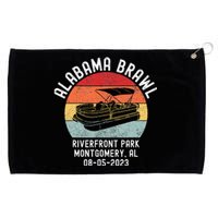 Brawl At Riverfront Park Montgomery Alabama Brawl Grommeted Golf Towel