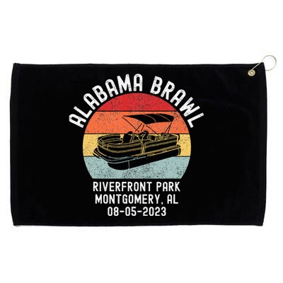 Brawl At Riverfront Park Montgomery Alabama Brawl Grommeted Golf Towel