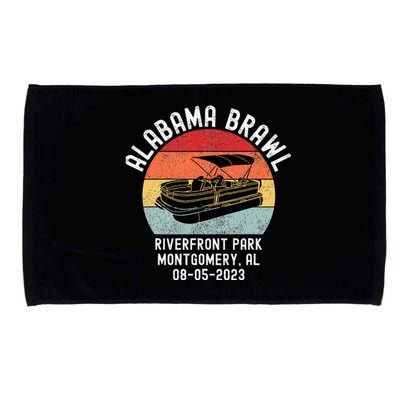 Brawl At Riverfront Park Montgomery Alabama Brawl Microfiber Hand Towel