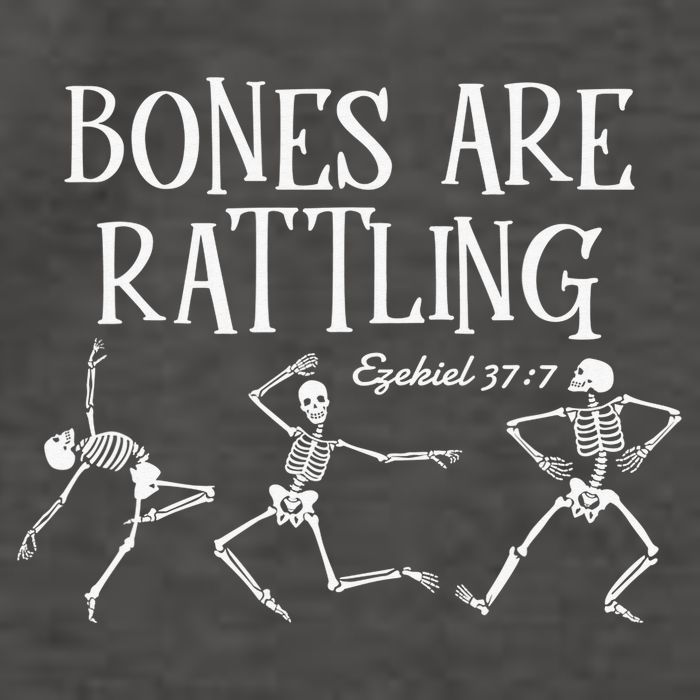 Bones Are Rattling Ezekiel 377 Funny Skeleton Halloween Vector Backpack