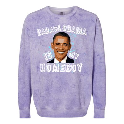 Barack Obama Is My Home boy Colorblast Crewneck Sweatshirt