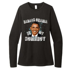 Barack Obama Is My Home boy Womens CVC Long Sleeve Shirt