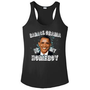 Barack Obama Is My Home boy Ladies PosiCharge Competitor Racerback Tank