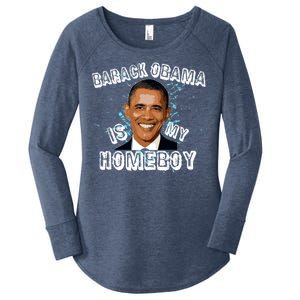 Barack Obama Is My Home boy Women's Perfect Tri Tunic Long Sleeve Shirt