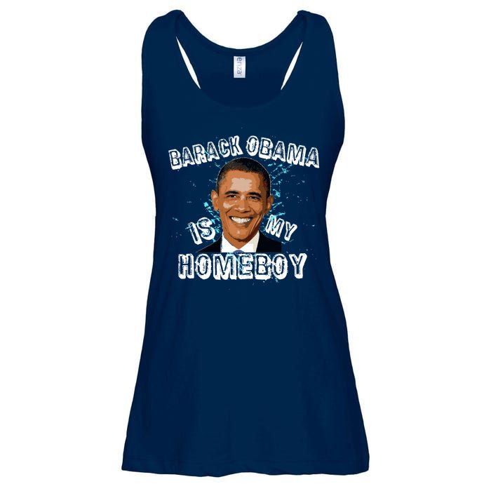 Barack Obama Is My Home boy Ladies Essential Flowy Tank