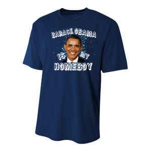 Barack Obama Is My Home boy Youth Performance Sprint T-Shirt