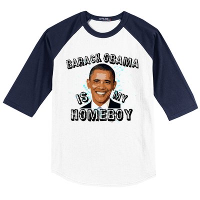 Barack Obama Is My Home boy Baseball Sleeve Shirt