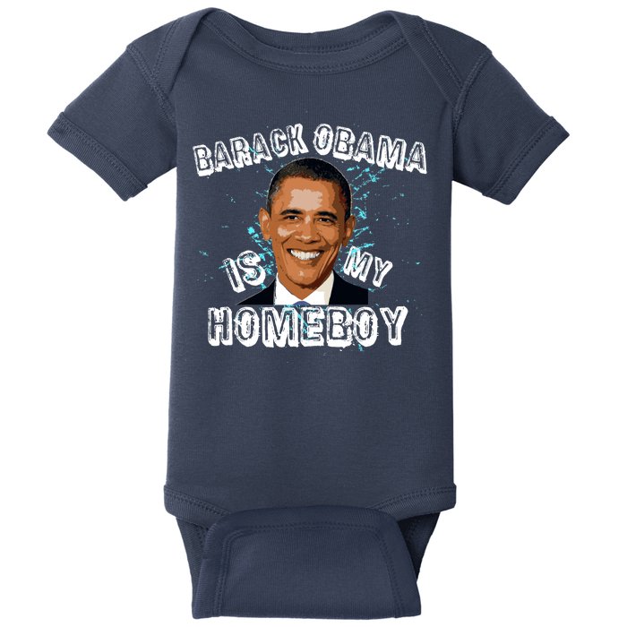 Barack Obama Is My Home boy Baby Bodysuit