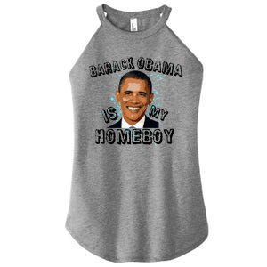 Barack Obama Is My Home boy Women's Perfect Tri Rocker Tank