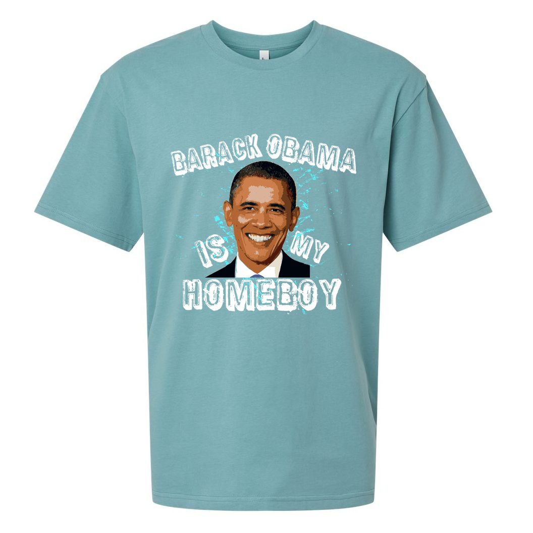 Barack Obama Is My Home boy Sueded Cloud Jersey T-Shirt