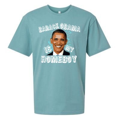 Barack Obama Is My Home boy Sueded Cloud Jersey T-Shirt