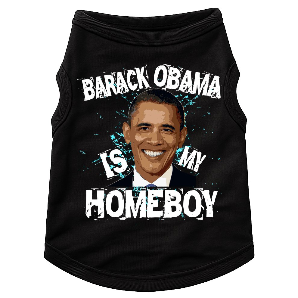 Barack Obama Is My Homeboy Doggie Tank