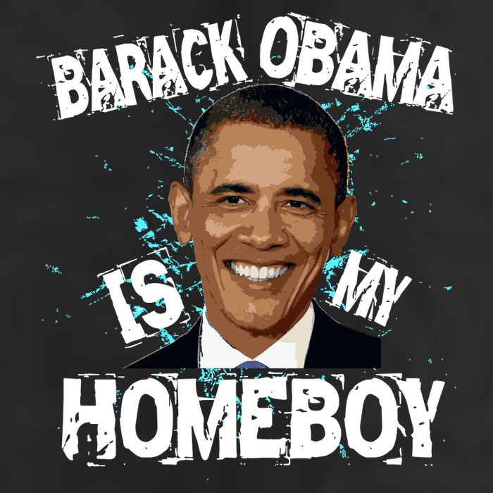 Barack Obama Is My Homeboy Adult Drive Performance Visor