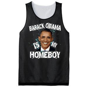 Barack Obama Is My Homeboy Mesh Reversible Basketball Jersey Tank