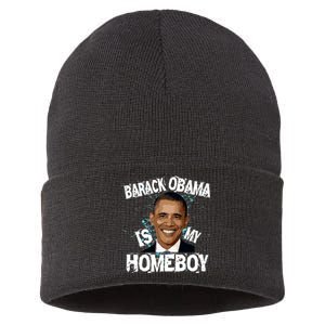 Barack Obama Is My Homeboy Sustainable Knit Beanie