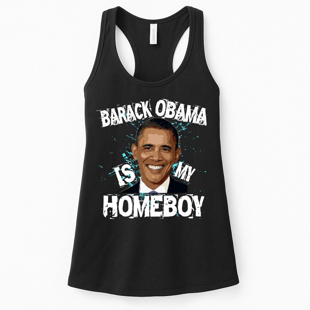 Barack Obama Is My Homeboy Womens Tank Top