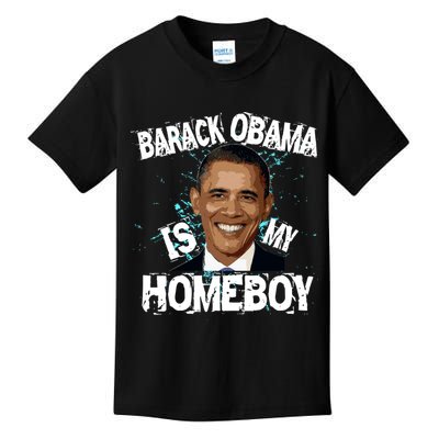 Barack Obama Is My Homeboy Kids T-Shirt