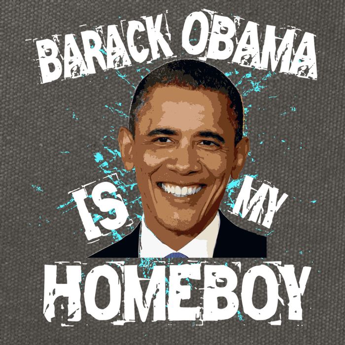 Barack Obama Is My Homeboy Cotton Canvas Backpack