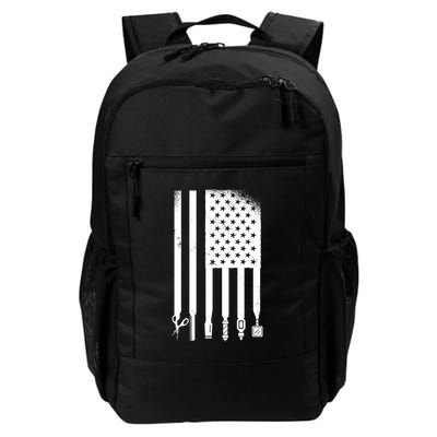 Barber Hair Style USA Flag Backpack