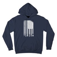 Barber Hair Style USA Flag Hoodie