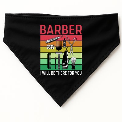 Barber I Will Be There For You USA-Made Doggie Bandana