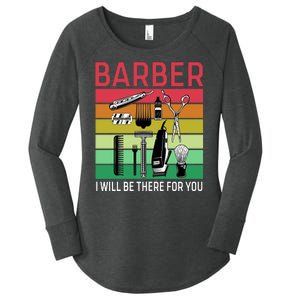 Barber I Will Be There For You Women's Perfect Tri Tunic Long Sleeve Shirt