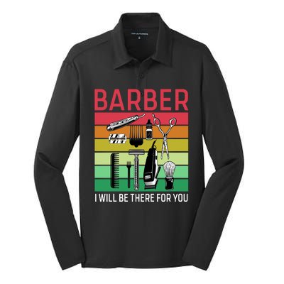 Barber I Will Be There For You Silk Touch Performance Long Sleeve Polo