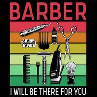 Barber I Will Be There For You 16 in Basic Backpack