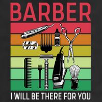 Barber I Will Be There For You Golf Towel
