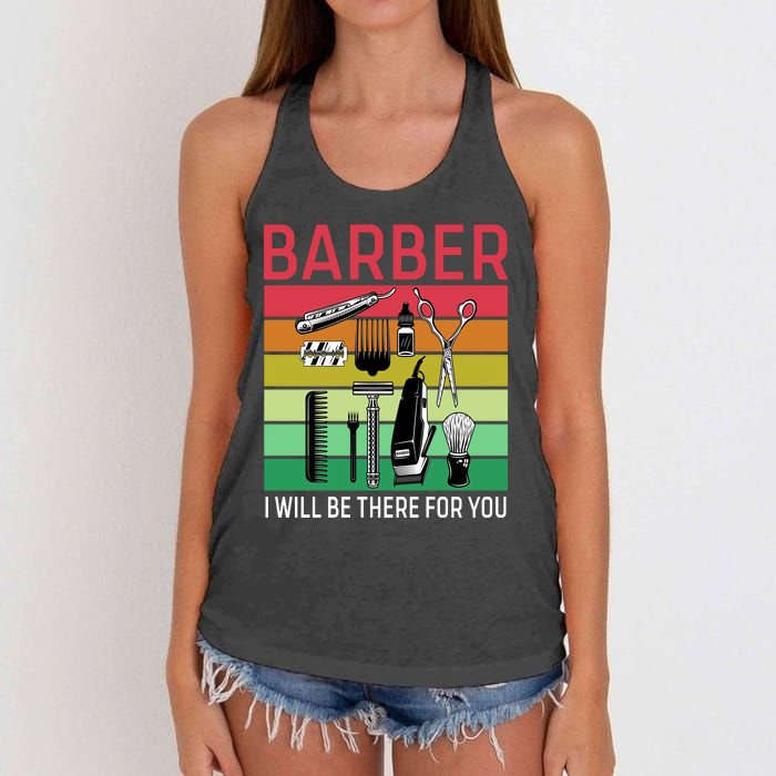 Barber I Will Be There For You Women's Knotted Racerback Tank