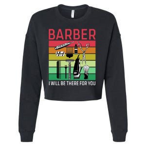 Barber I Will Be There For You Cropped Pullover Crew