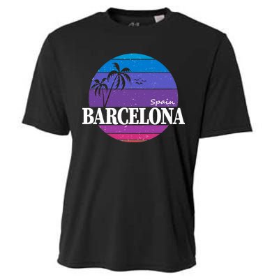  Barcelona Circle Logo Cooling Performance Crew T-Shirt