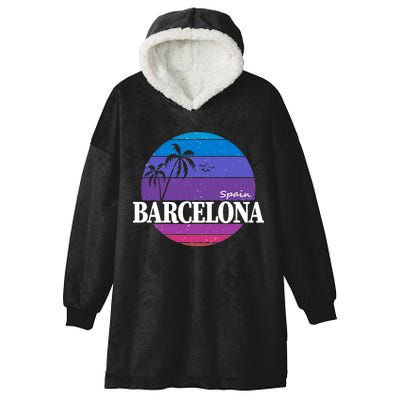  Barcelona Circle Logo Hooded Wearable Blanket