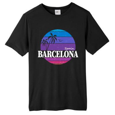  Barcelona Circle Logo Tall Fusion ChromaSoft Performance T-Shirt