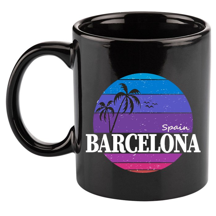  Barcelona Circle Logo 11oz C Handle Ceramic Mug