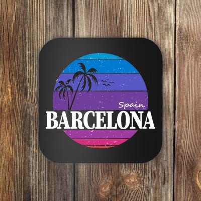  Barcelona Circle Logo Coaster