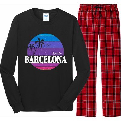  Barcelona Circle Logo Long Sleeve Pajama Set