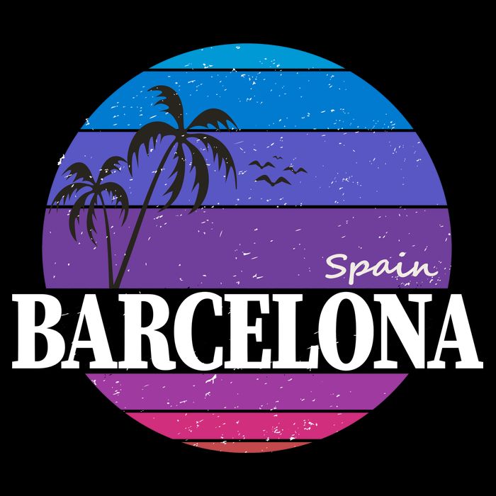  Barcelona Circle Logo 16 in Basic Backpack