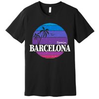  Barcelona Circle Logo Premium T-Shirt