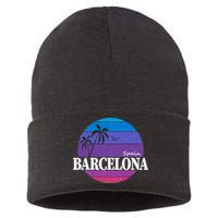  Barcelona Circle Logo Sustainable Knit Beanie