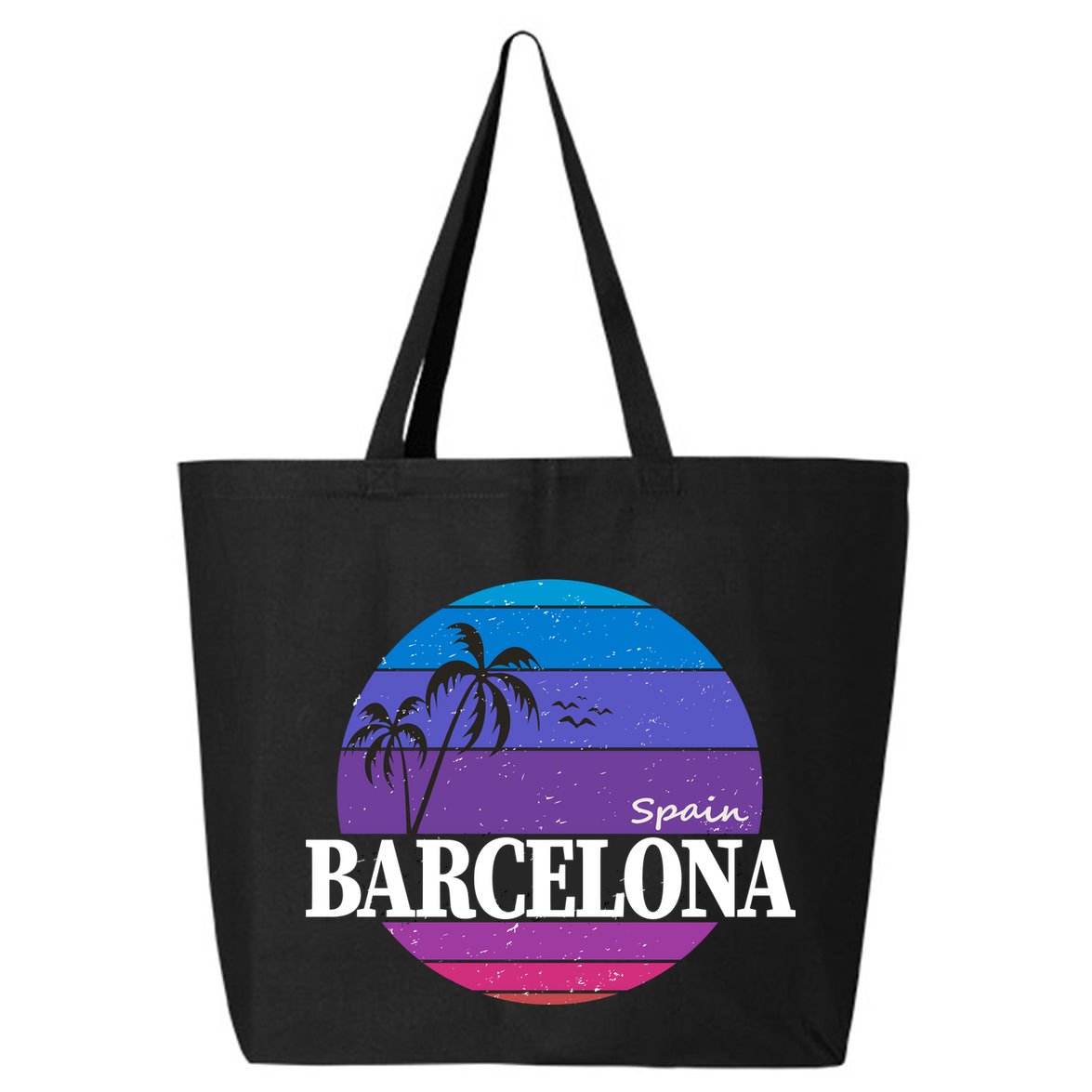  Barcelona Circle Logo 25L Jumbo Tote