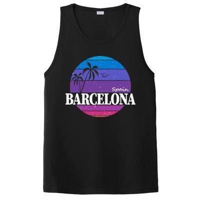  Barcelona Circle Logo PosiCharge Competitor Tank