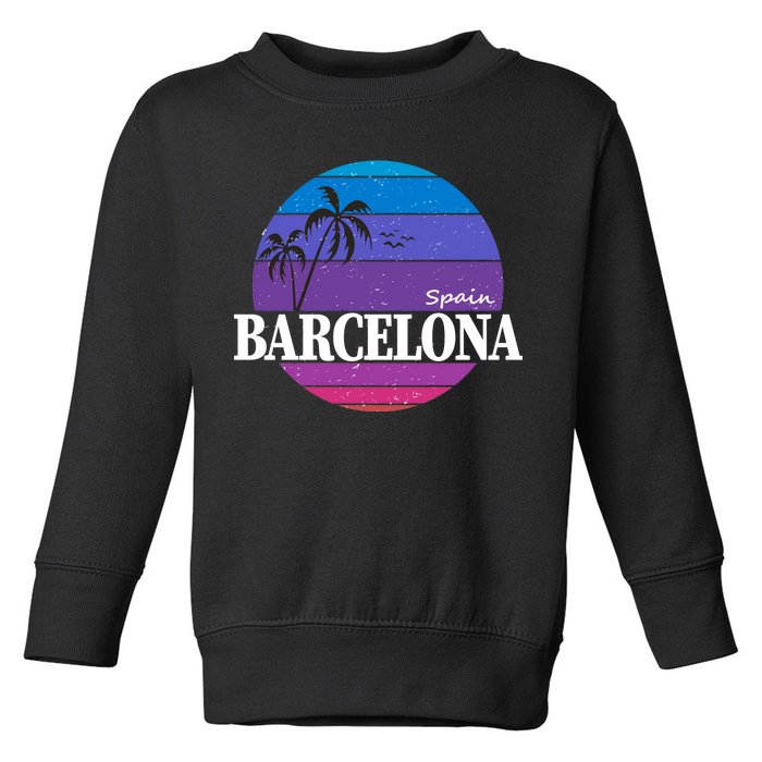  Barcelona Circle Logo Toddler Sweatshirt