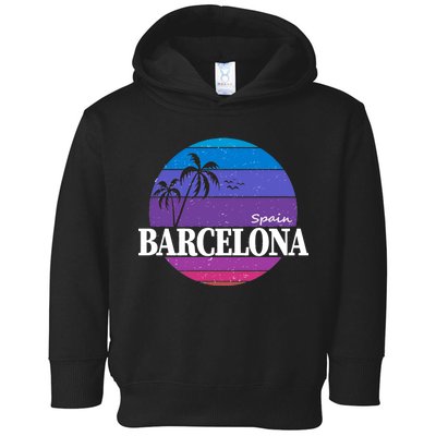  Barcelona Circle Logo Toddler Hoodie