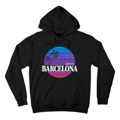  Barcelona Circle Logo Tall Hoodie