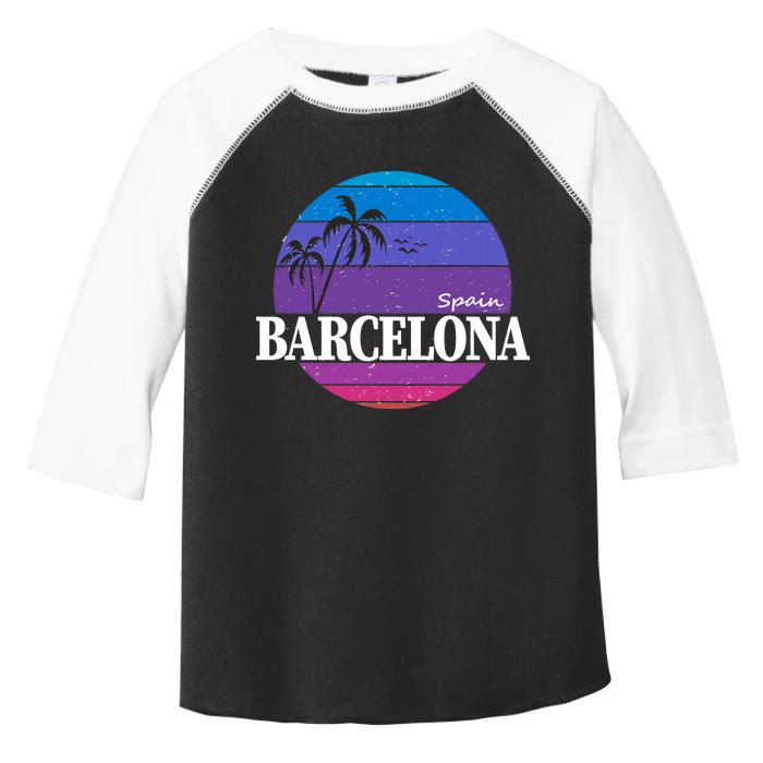  Barcelona Circle Logo Toddler Fine Jersey T-Shirt