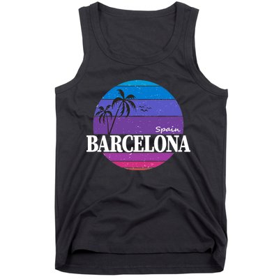  Barcelona Circle Logo Tank Top