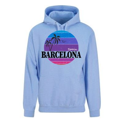  Barcelona Circle Logo Unisex Surf Hoodie